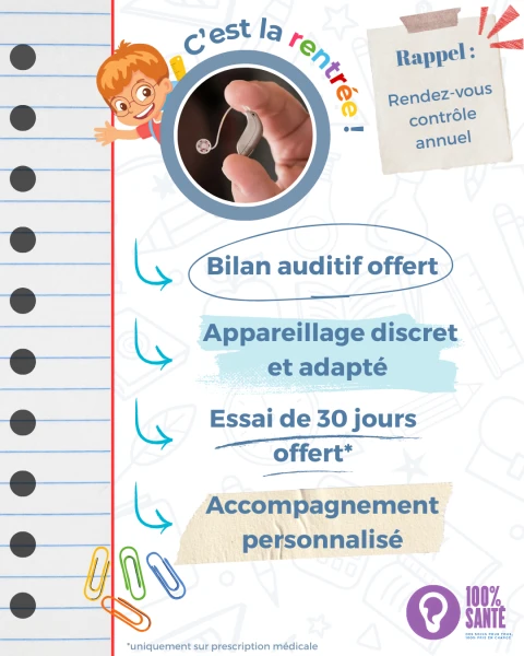 Rentrée audioprothésiste
